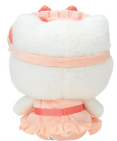 Sanrio's classic favorite, Hello Kitty, is stylishly ready for bed! The Bow Pajamas + Mascot Sleep Mask Hello Kitty Plushie features a center bow on both top and bottom, ruffled nightie, and an attached bear-shaped sleep mask. Soft fabrics make this huggable plush perfect for nighttime snuggles.
A comforting friend perfect for winding down. A nice pairing if you're assembling a spa-day gift basket. A solid addition to any plushie or Hello Kitty collection. Relax with the calming colors, friendly, embroid